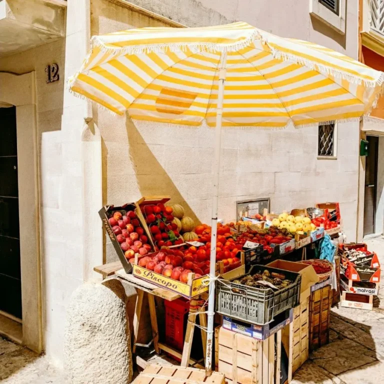 Obsthändler aus Italien